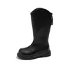 Botas para Niñas, Botas, Zapatos Infantiles Otoño e Invierno 2025, Botas de Longitud Media, Botas Altas de Cuero de Terciopelo, Botas de Moda para Bebé