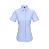 Camisas Femininas de Verão que Não Amassam, Camisas de Trabalho para Negócios, Traje Feminino para Negócios, Uniformes de Classe, Atacado, Podem Ser Encomendadas com Logotipos