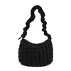 Chegada Nova 2023 Bolsa Nuvem Plissada Versátil Moda Bolsa de Ombro Acolchoada Bolinho Grande Capacidade Bolsa Feminina Jaqueta Acolchoada com Algodão