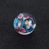 Vintage Cut Flower Color Outer Intarsia Glass Beads Handmade DIY Beads Atacado Jóias Pingente Hairpin Acessórios