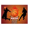 Suministros para Fiesta de Cumpleaños Temática de Baloncesto Transfronteriza Taza de Papel para Fiesta Plato de Papel Servilleta de Papel Taza de Papel Mantel Traje Decorativo