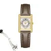 ORSGA Cuadrado Moda Pulsera de Reloj para Mujer Pulsera Cuadros Banda de Acero Fábrica en Vivo Transfronterizo Lujo Ligero Reloj de Pulsera de Cuarzo