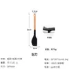 Juego Personalizado de Utensilios de Cocina de Silicona, Cuchara para Cocinar y Espátula de Mango con Forma de Diamante, Cuchara Especial para Sopa para Sartén Antiadherente, Espátula de Silicona