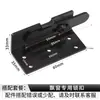 Janela de compartimento para serviço pesado deslizante slide rail desktop lado telescópico extensão pull-out acessórios trilho mudo de duas seções