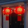 Tecido Grosso Lanterna de Casamento Menino Dourado e Menina Dourada Dupla Felicidade para Festival da Primavera Entrada de Varanda Haste Longa Veludo Decorações Festivas Estilo Chinês