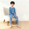 Conjunto de Ropa Interior Térmica de Algodón Grueso Clase A Otoño e Invierno para Niñas y Niños, Conjunto de Pijama para el Hogar sin Costuras