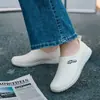Botas de Lluvia de Moda Transfronterizas para Mujer, Suelas Suaves, Cómodos y Versátiles Zapatos de Agua para Exteriores, Zapatos de Goma de Cocina Transpirables Antideslizantes de Verano