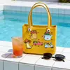 Buquê Dia dos Namorados Bolsa de Praia Eva Fivela Decorativa DIY Destacável Moda Bolsa com Furos Acessório Acessório Cartoon
