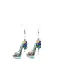 Pendientes Acrílicos Elegantes de Zapatos de Cristal de Cenicienta 2D de Nuevo Producto Transfronterizo Pendientes de Diseño de Nicho Retro Regalos