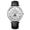 Comercio Exterior Nuevo Producto Moda Venta Caliente Calendario Tres Ojos Cielo Estrellado Luna Moda Reloj de Hombre Reloj de Hombre Correa Venta al por Mayor