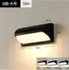 Luz de Pared Led para Exteriores Impermeable Minimalista Moderna Luz para Pared Exterior Jardín Doble PC Alto Brillo Resistente a la Humedad