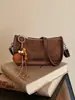 Bolsa Transversal Simples da Moda para o Dia a Dia Feminina 2026 Nova Casual Personalidade Diária Bolsa de Ombro Alto Valor Tendência Bolsa Bolinho