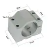 Braçadeira de 80mm de Diâmetro, Braçadeira de 65mm de Diâmetro, Suporte para Motor de Eixo, Fixador T-Set para Eixo de Máquina de Gravação, Auto-Produzido