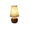 Mooli home lámpara de escritorio pequeña de jade natural lámpara de escritorio estilo crema francés lámpara de mesita de noche de dormitorio lámpara de mesa decorativa