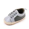 Zapatos de Bebé para Hombre Primavera y Otoño 0-12 Meses Zapatos de Bebé Zapatos para Niños Pequeños Combinación de Colores Piel Sintética Zapatos de Bebé Suela Suave BLZ3216