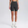 Shorts de Yoga de Verano para Mujer, Leggings Sin Costuras Libres de T-Line, Pantalones de Fitness de Tres Cuartos, Shorts de Ciclismo de Yoga Ajustados de Alta Elasticidad
