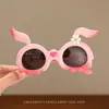 Gafas de sol de dibujos animados lindas para niños y niñas, Gafas de sol polarizadas con forma de conejo, Gafas de protección solar y UV para bebés