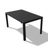 Mesa y silla de exterior Combinación de mesa y silla de patio Cafetería de ocio al aire libre Balcón Jardín Terraza Mesa y silla de madera de plástico