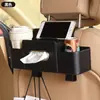 Caixa de armazenamento multifuncional para carro, organizador de encosto de banco, porta-copos e caixa de armazenamento para o encosto do banco