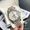 Relógio Mecânico Automático Laojia com Bisel Dentado, Pulseira de Aço Inoxidável, Mostrador com Diamantes, Luminoso, À Prova d'Água, Relógio Masculino para Negócios