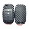 [Ventas Directas de Fábrica y Estilos Completos] Funda de Silicona para Llave con Patrón de Fibra de Carbono, Bolso para Llave Específico para Coche Transfronterizo