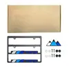 Adecuado para Modificaciones Todoterreno Toyota, Juego de Marco para Matrícula con Emblema Tricolor TRD, Accesorios Exteriores para Automóviles, Al Por Mayor en Stock