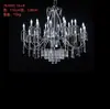 Decoração de casamento moderna estilo europeu lustre de cristal hall de hotel adereços de decoração de salão de casamento lustre de salão de banquetes de hotel