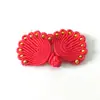 Botão de placa de nove contas diy tecido à mão terno Tang top tradicional estilo étnico vestido de noiva botão cheongsam acessórios femininos botão