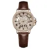 Relógio Mecânico Totalmente Automático Goldie Céu Estrelado Retro Luz Luxo Oco Feminino Nicho À Prova d'Água Alto Valor