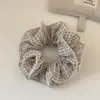 Exquisita y Sofisticada Goma para Moño, Scrunchie Coreano de Doble Capa, Cuerda para el Cabello Fresca y Sencilla