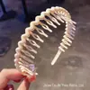 Nova Faixa de Cabelo Infantil Estilo Coreano Pequeno Fresco com Dentes Antiderrapante Acessório de Cabeça para Finalizar Franja e Cabelos Quebrados de Princesa