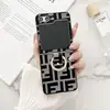 Funda de Teléfono Móvil Moda y Lujo Adecuada para Samsung Zflip6 Anticaída Personalizada Todo Incluido Flip5 Celebridad de Internet Pantalla Plegable