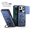 Funda para Nothing Phone4Apro Anillo Celeste Ventana Deslizante Phone4A Soporte Cubierta Protectora Anti-Caída