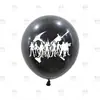 Decoración de fiesta de globos con tema de juego nocturno de fortaleza transfronteriza fortaleza noche fornite traje de globos de látex