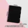 Páginas Divisorias Desmontables A5A6A7 para Cuadernos de Hojas Sueltas, Páginas de Índice Transparentes, Páginas de Recarga para Álbumes, Bolsas de Almacenamiento de PP de Seis Agujeros