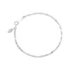 Pulseira de Flor Moeda Tecida à Mão em Prata Esterlina 925 para Mulheres, Design Simples Estilo Chinês Novo, Joia de Mão Versátil para Camadas