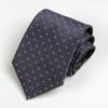 Gravata formal masculina de fábrica, gravata profissional de negócios, padrão de bolinhas, azul, nova gravata de terno