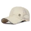 Gorra de Béisbol de Malla Hueca de Verano para Hombre con Visera Larga, Gorra Deportiva Casual para Exteriores con Protección Solar, Venta al por Mayor