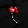 Broche de pérola flor de peônia estilo chinês vintage corsage acessórios femininos broche de casaco de alta qualidade presente feminino para mulheres