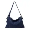 Bolsa de Jeans Lavado Retro Design de Nicho Grande Capacidade 2026 Nova Versátil para o Dia a Dia Ombro Único Transversal