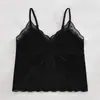 Nova Coleção de Outono Sutiã Camisola de Veludo Francês com Renda e Bojos Internos para Mulheres com Costas Bonitas e Copas Fixas