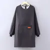 Overol Delantal Impermeable Estilo Nuevo para Adultos Cocina Hogar Manga Larga Resistente al Aceite Lista de Comidas Cocina Ropa de Trabajo Especial para Catering para Mujeres
