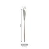 Vajilla de acero inoxidable portugués mate transfronterizo de Amazon, cuchillo, tenedor, cuchara, cuchara de postre, tenedor, 24 piezas