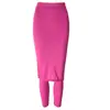 2026 Leggings Falsos de Dos Piezas de Talla Grande Transfronterizos de Aliexpress para Mujer, Ropa de Abrigo para Otoño e Invierno con Aberturas, Ajustados a la Cadera, para Mujeres de Talla Grande, Pantalones Falda de Primavera y Otoño