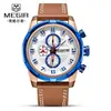 Nuevo Reloj Deportivo Multifuncional Impermeable de Cuarzo para Hombre Meiger Modelo: 2082G. Grande