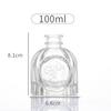 Botella de Aromaterapia de Vidrio para Belleza, Botella Volátil de Aromaterapia de Ratán, Botella de Fragancia para Interiores, Difusor, Botella de Aceite Esencial, Venta Caliente Transfronteriza