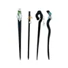 Antigo high-end sentimento de sândalo preto hairpin deusa borla novo estilo chinês hairpin placa artefato grampo de cabelo novos acessórios para o cabelo