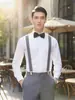 Camisa Social de Manga Longa para Padrinho Branca Masculina Profissional Formal Sem Ferro Roupa de Trabalho Camisa Social para Negócios Casamento Roupa de Trabalho