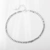 Prata de lei 925 pulseira de casal de prata quebrada moda nacional estilo antigo pulseira de prata simples pulseira de alto senso pulseira ajustável