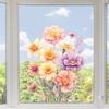 Uma Variedade de Novos Produtos, Plantas Criativas, Flores, Adesivos de Janela de Borboleta, Adesivos de Vidro, Adesivos Decorativos de Fundo de Janela Visíveis dos Dois Lados